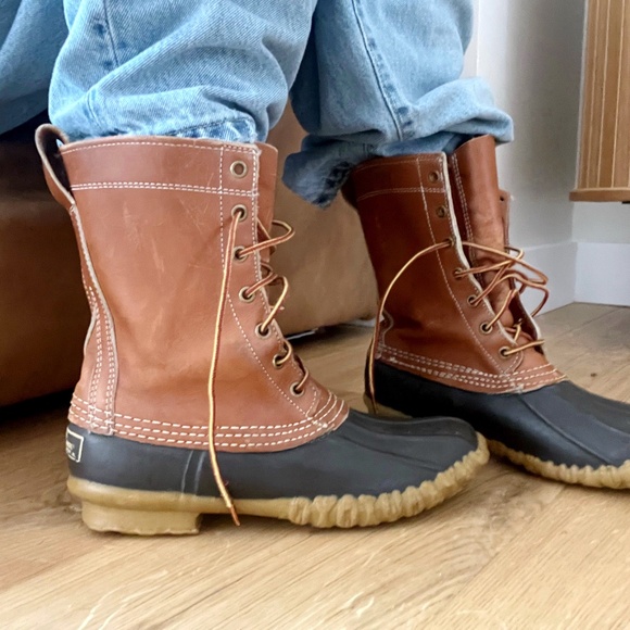 Vintage L.L.Bean Maine Hunting Duck Boots M8/L10 - Picture 5 of 9